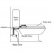 Non-Electric Fresh Water Spray Bidet Toilet Seat Attachment With Adjustable Angle - B07B3JRQVG